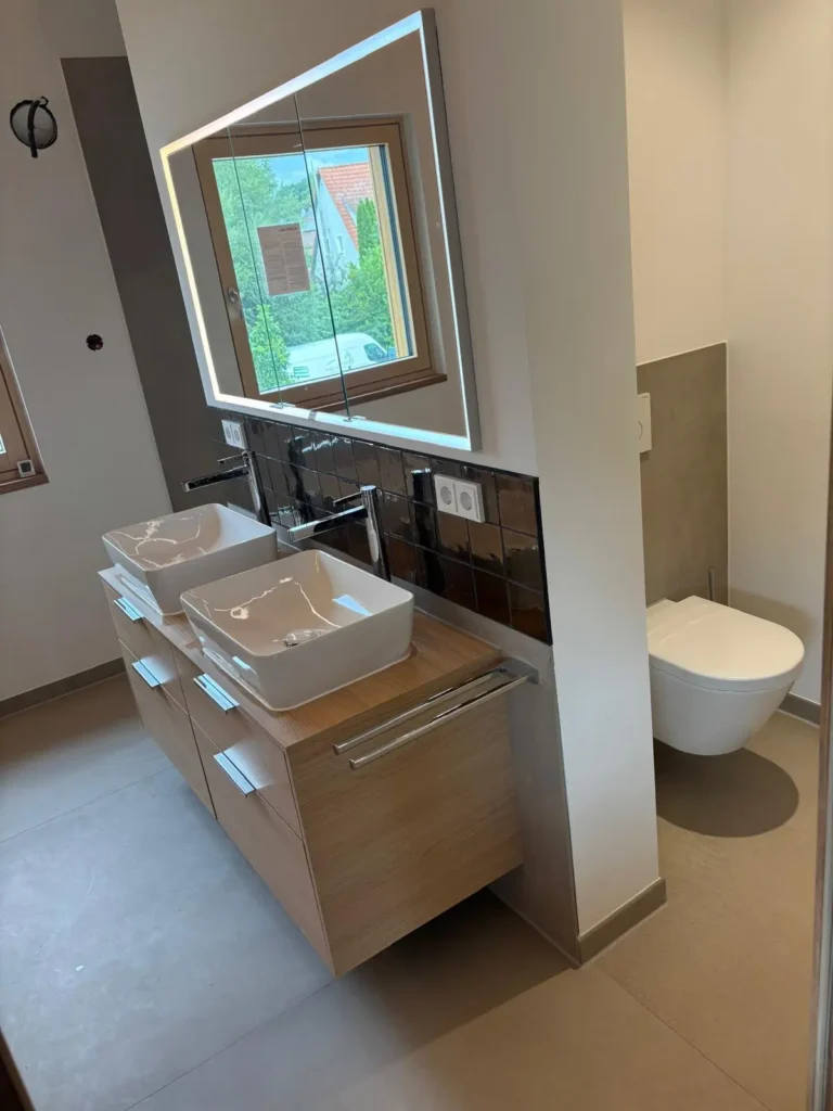 Badsanierung Ottenhofen – Badezimmer Renovierung JoMa Bau GmbH